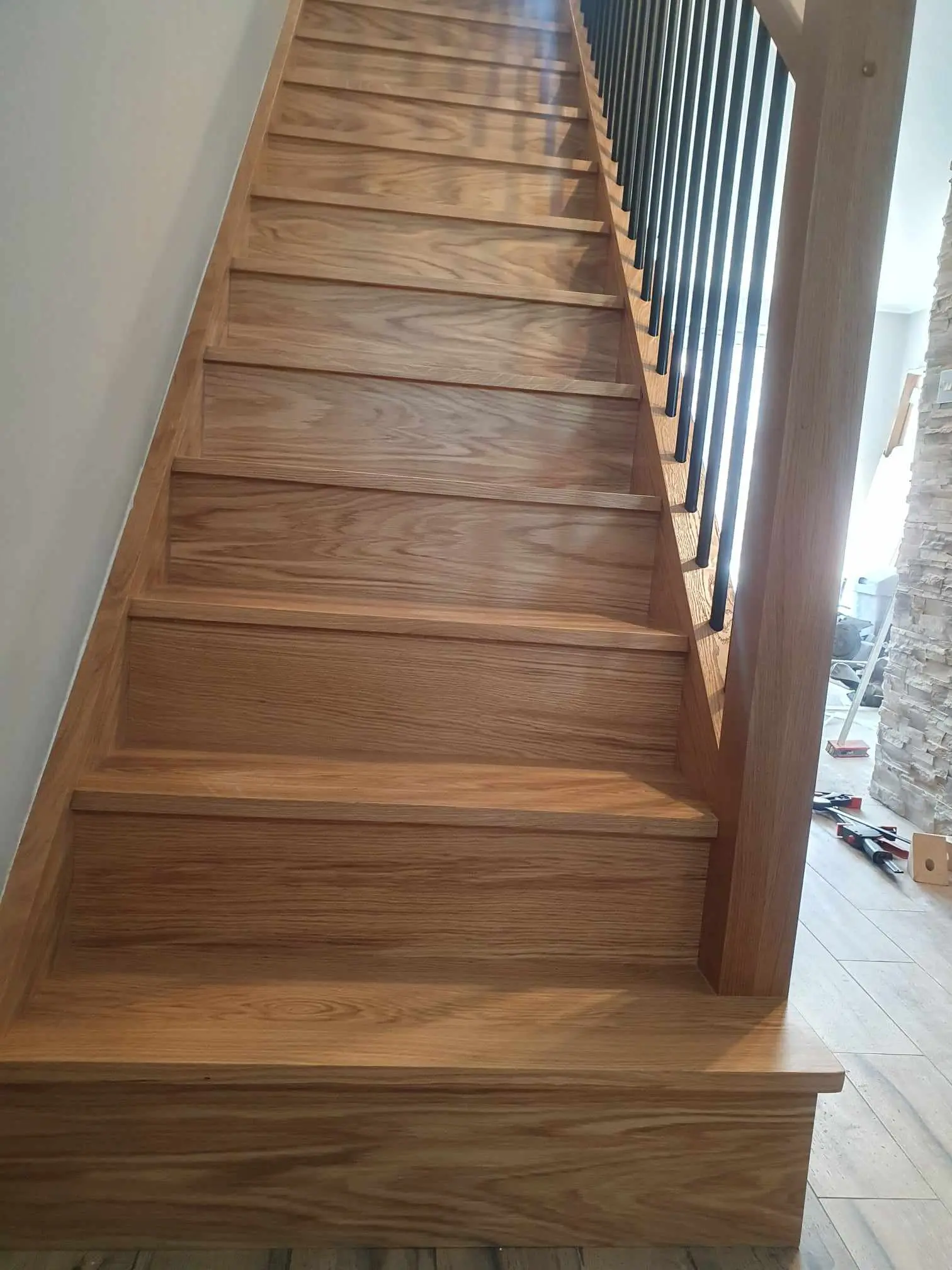 Oak Stair Cladding